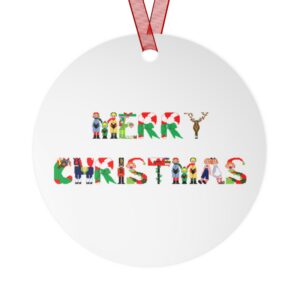 Heirloom 'Merry Christmas' Metal Ornament