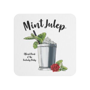 Mint Julep Coasters — Kentucky Derby Cocktail Drink Coaster (50–100 pcs)