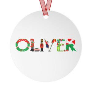 Oliver Personalized Metal Ornament