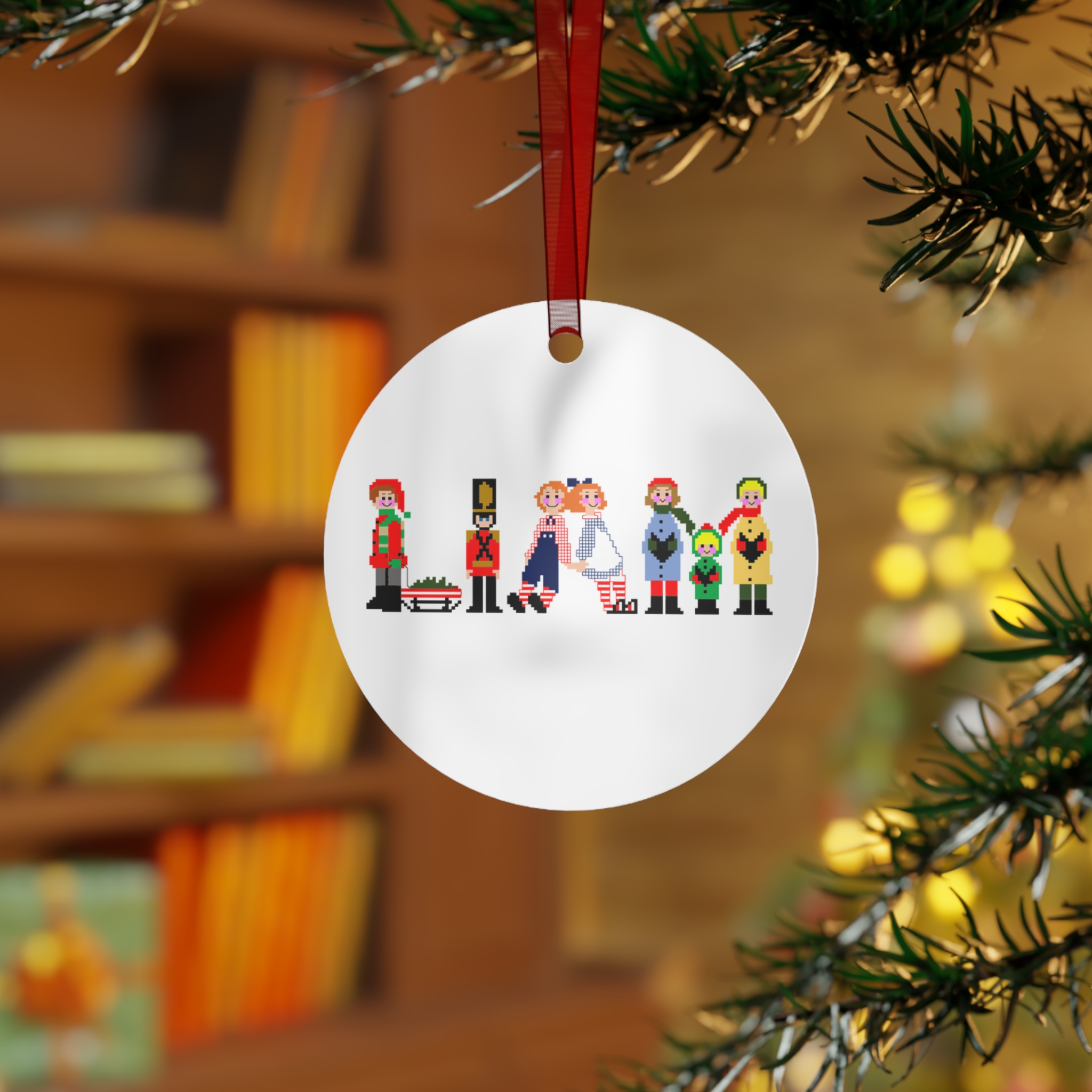 Liam Personalized Metal Ornament - Image 4