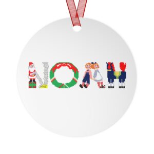 Noah Personalized Metal Ornament