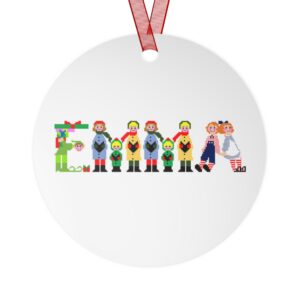 Emma Personalized Metal Ornament