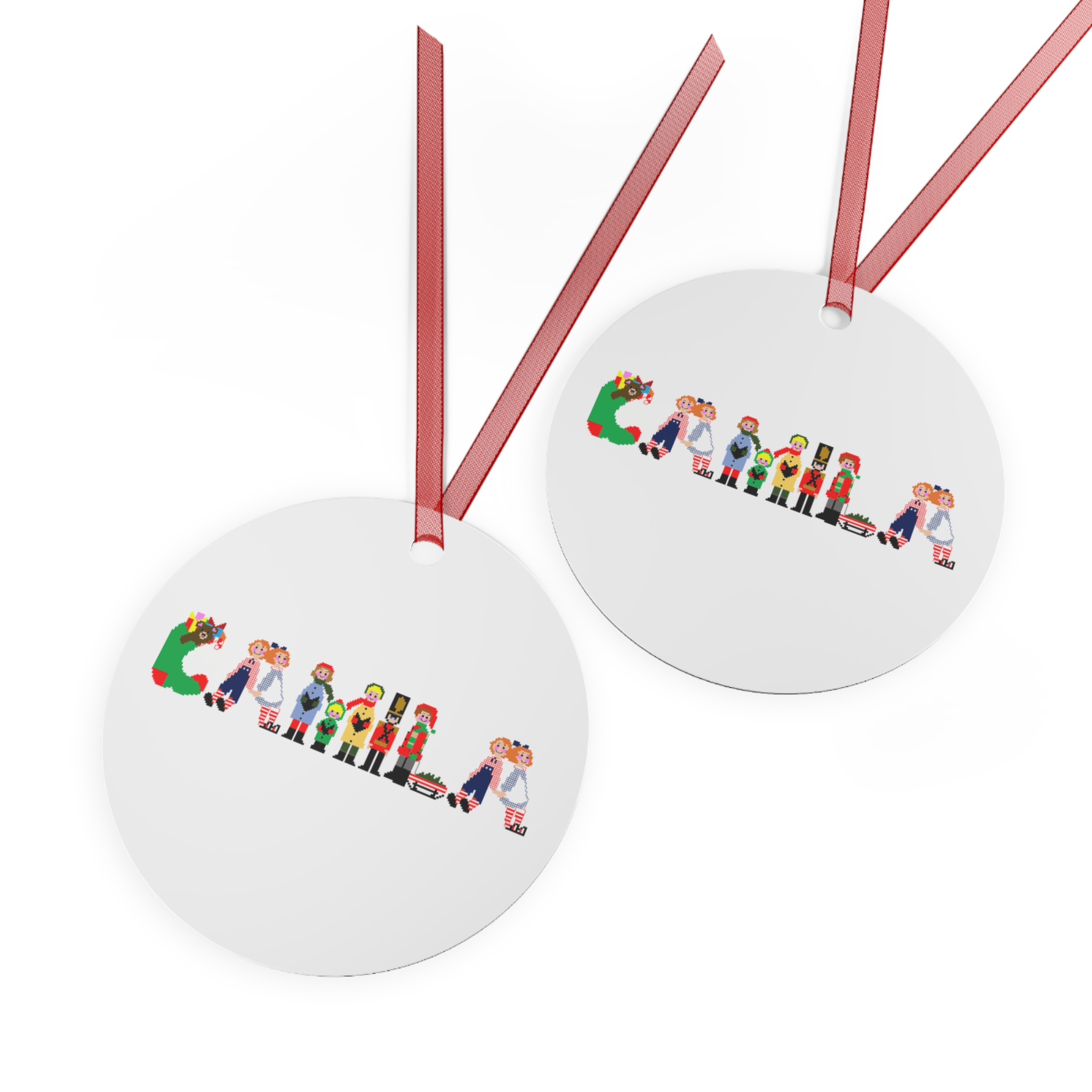 Camila Personalized Metal Ornament - Image 2