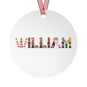 William Personalized Metal Ornament
