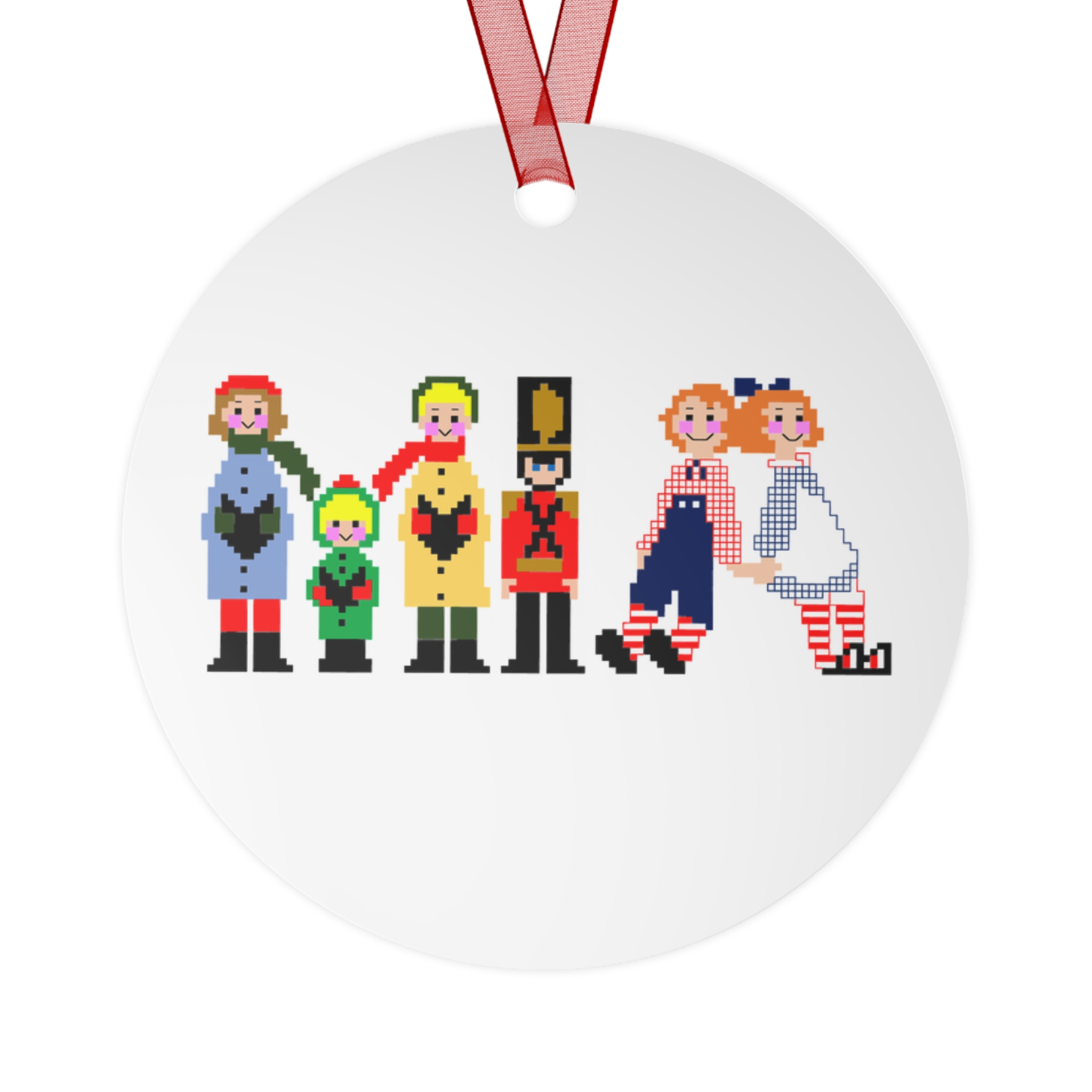 Mia Personalized Metal Ornament