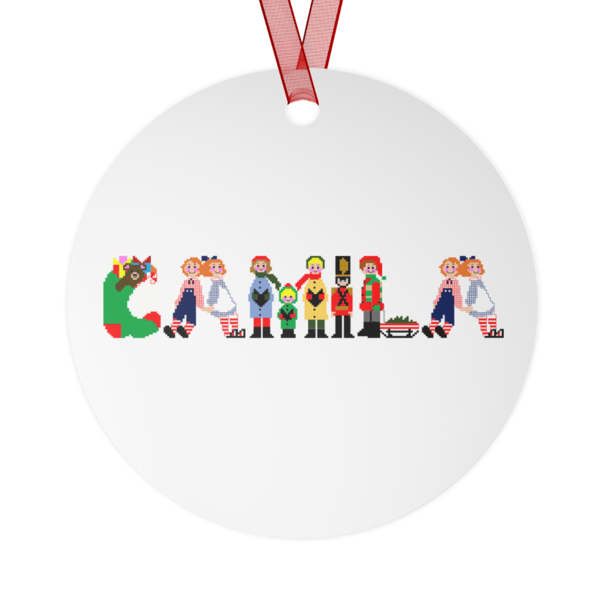 Camila Personalized Metal Ornament