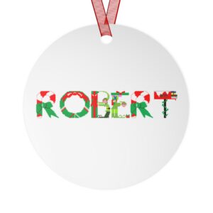 Robert Personalized Metal Ornament