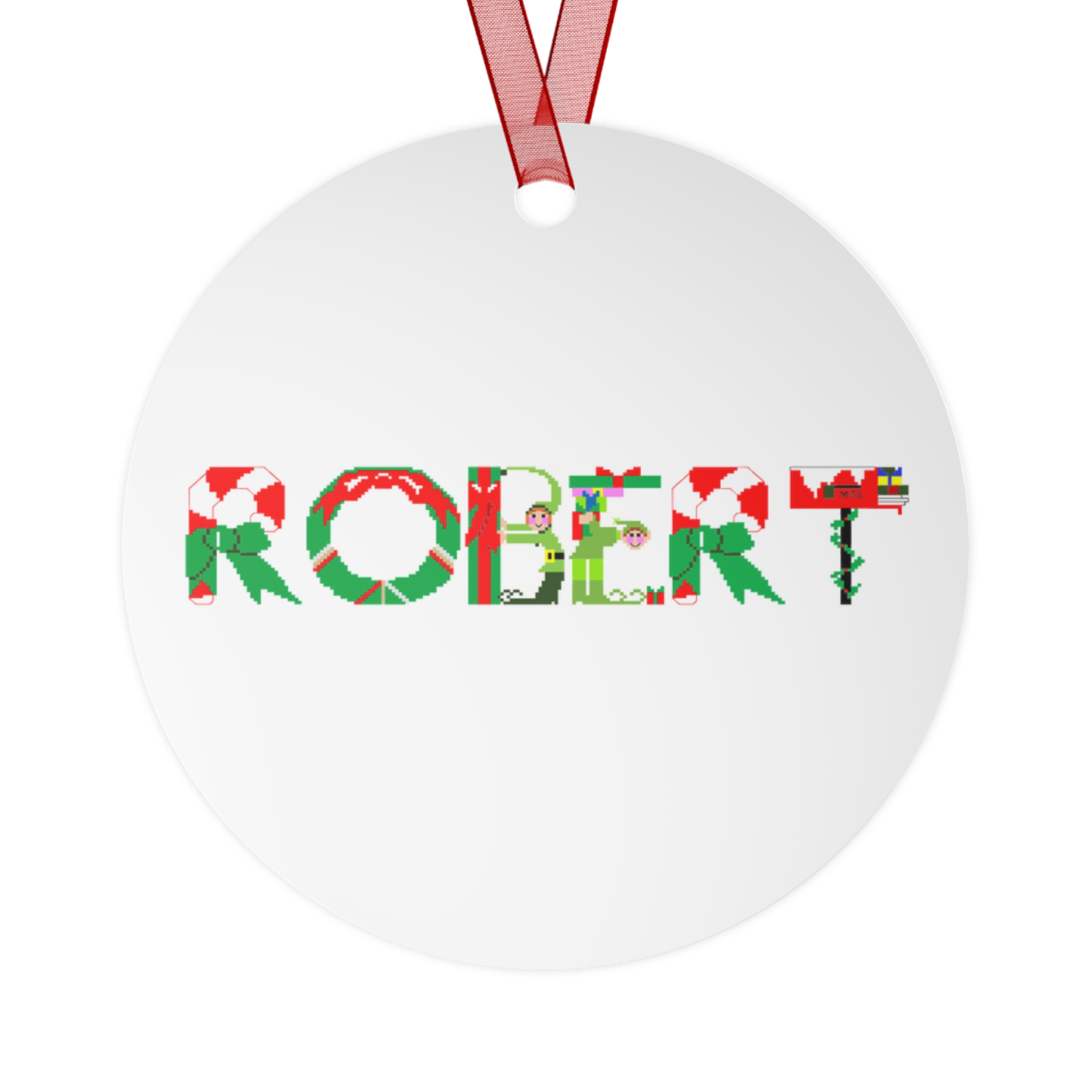 Robert Personalized Metal Ornament