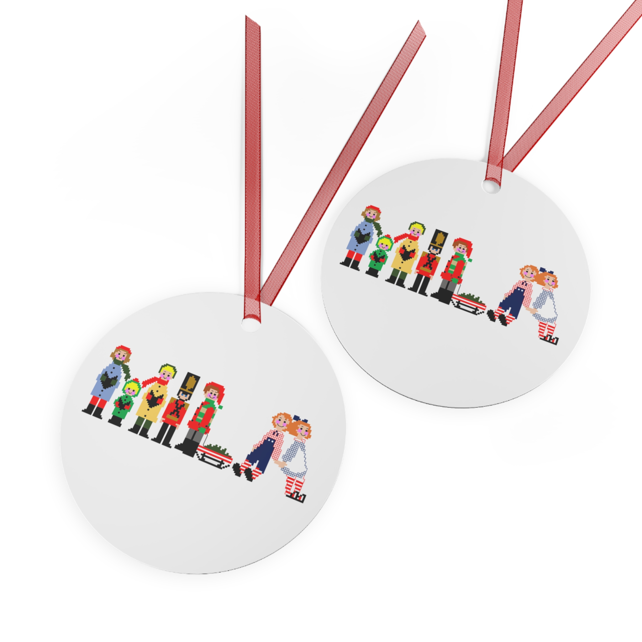 Mila Personalized Metal Ornament - Image 2