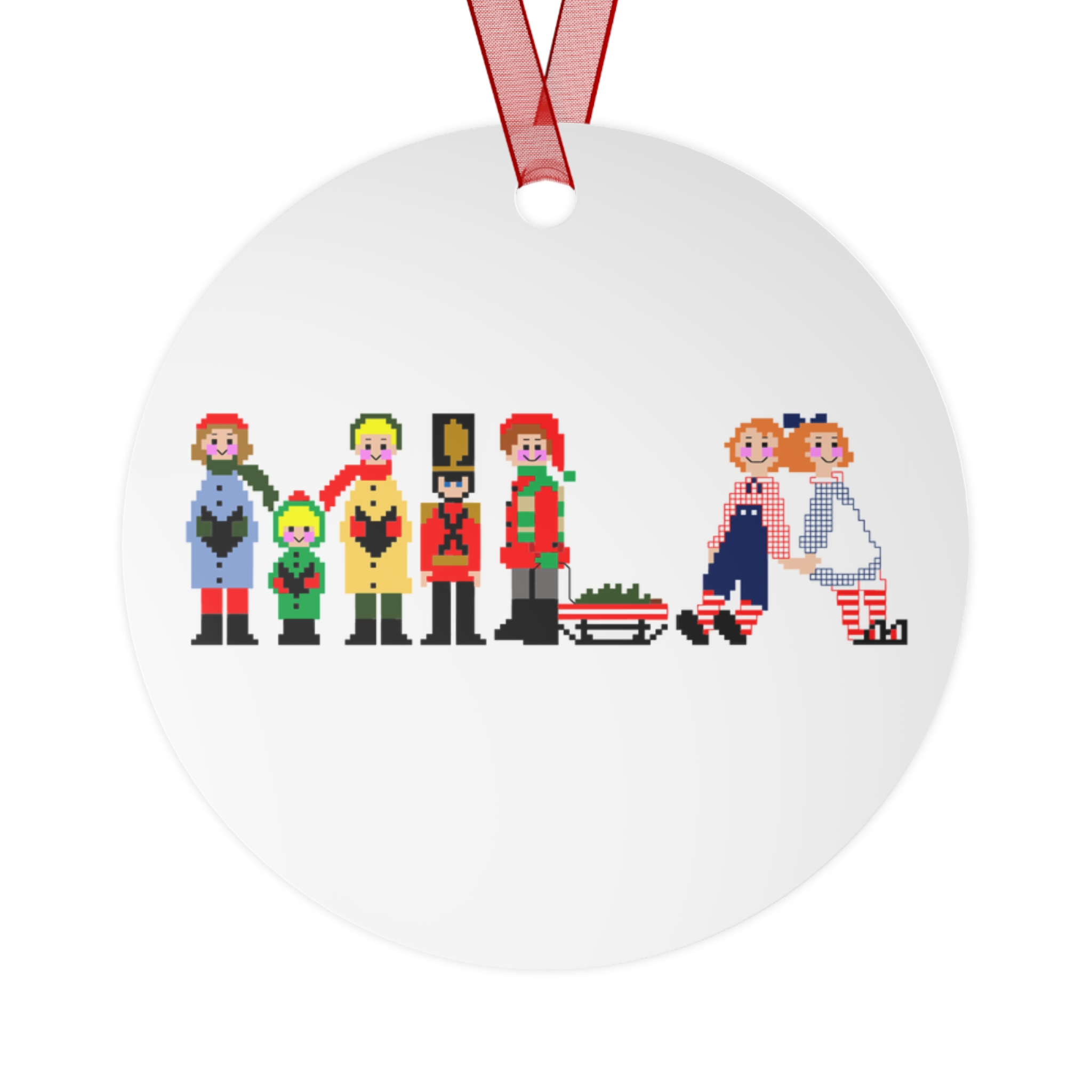 Mila Personalized Metal Ornament