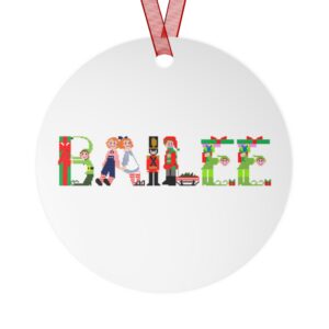 Bailee Personalized Metal Ornament