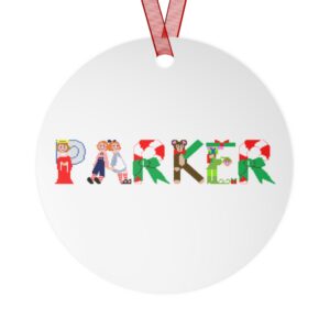 Parker Personalized Metal Ornament