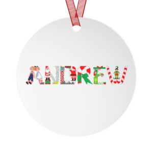 Andrew Personalized Metal Ornament