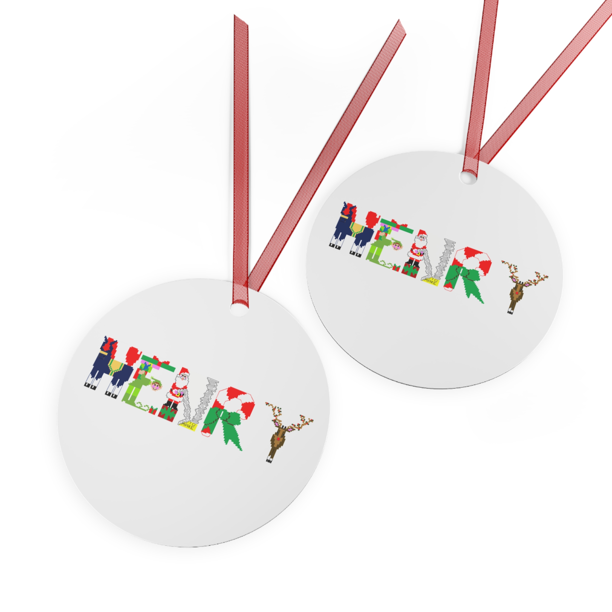 Henry Personalized Metal Ornament - Image 3