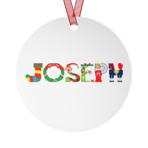 Joseph Personalized Metal Ornament
