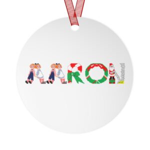 Aaron Personalized Metal Ornament