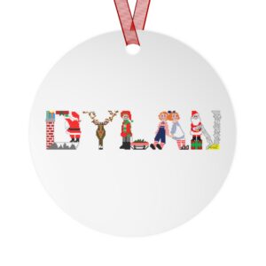 Dylan Personalized Metal Ornament