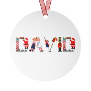 David Personalized Metal Ornament