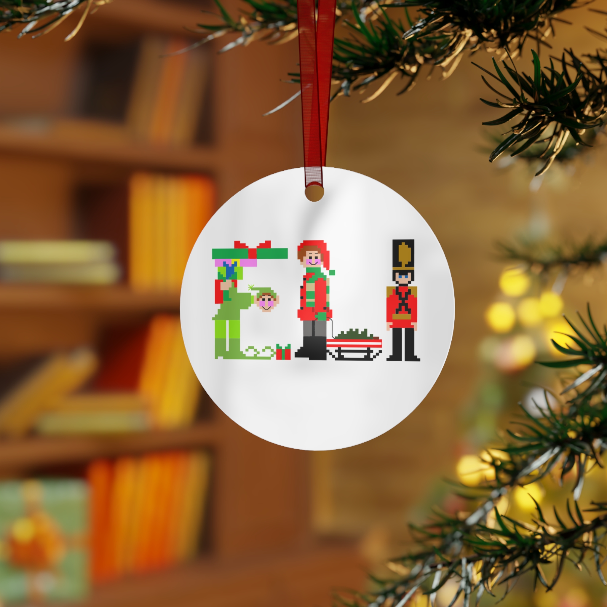 Eli Personalized Metal Ornament - Image 3