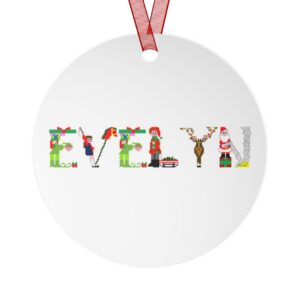 Evelyn Personalized Metal Ornament