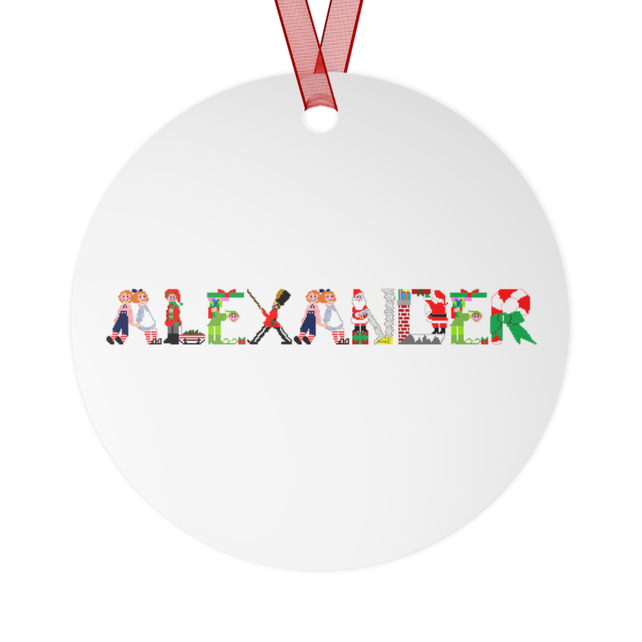 Alexander Personalized Metal Ornament