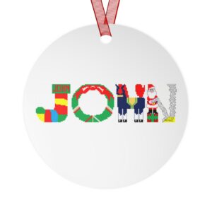 John Personalized Metal Ornament