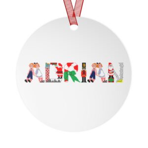 Adrian Personalized Metal Ornament