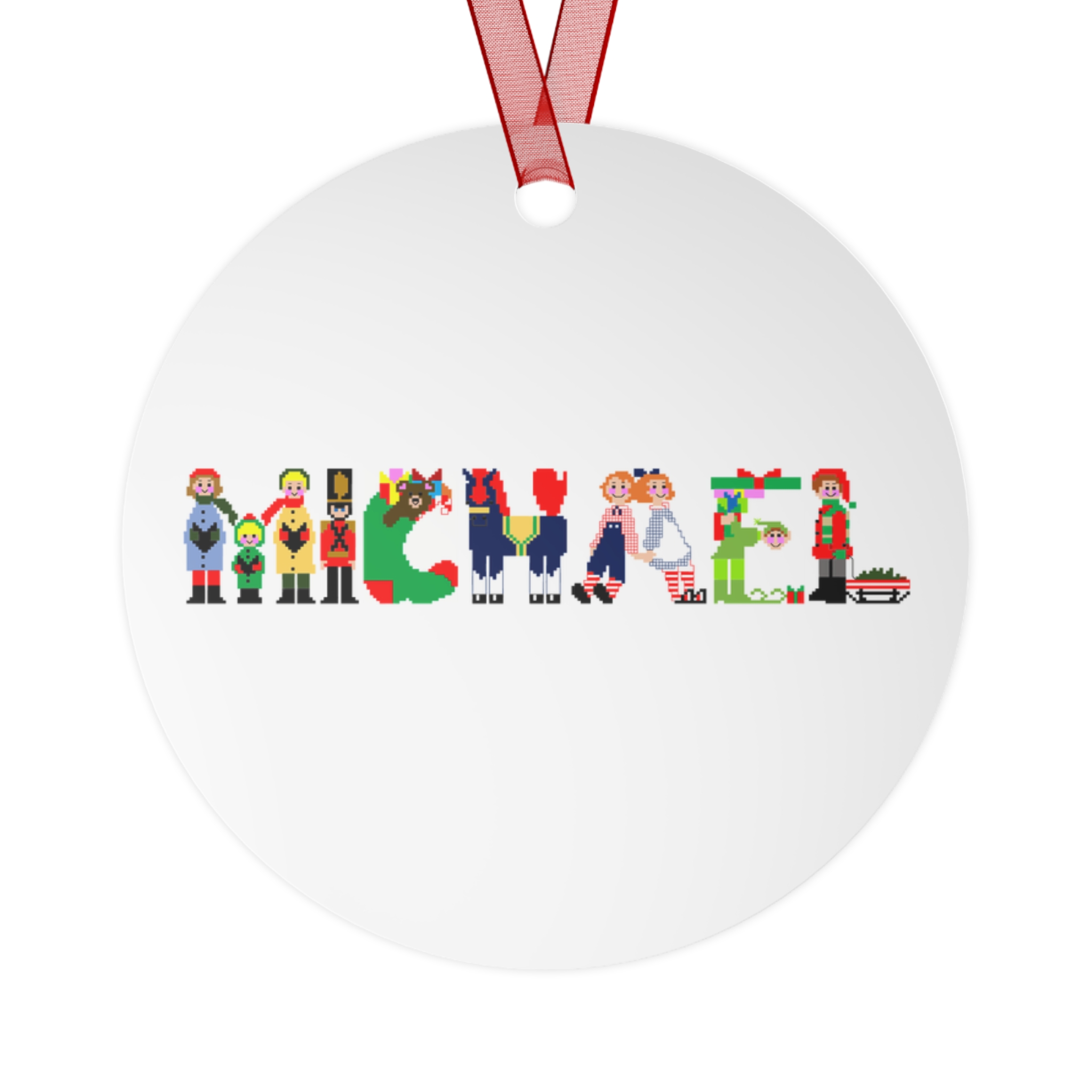 Michael Personalized Metal Ornament