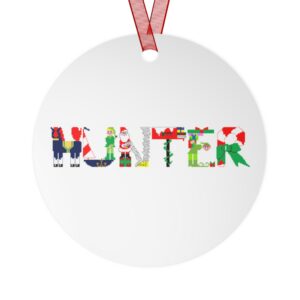 Hunter Personalized Metal Ornament