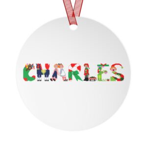 Charles Personalized Metal Ornament