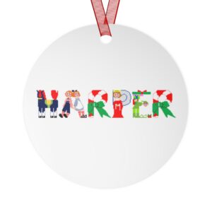 Harper Personalized Metal Ornament