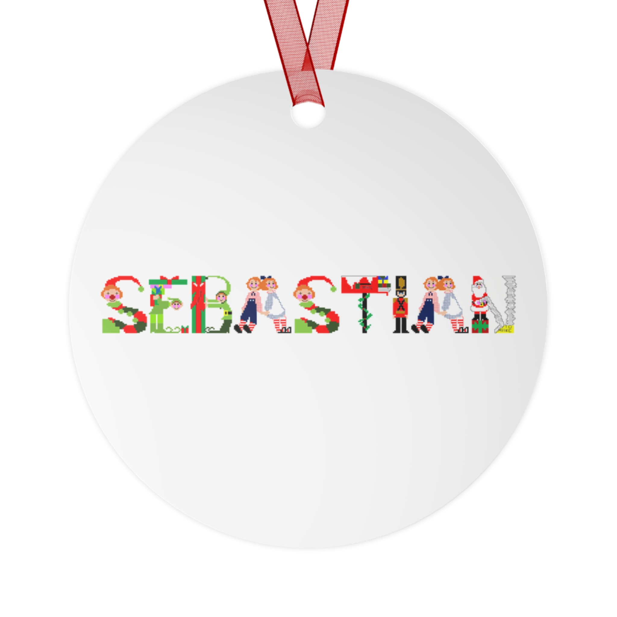 Sebastian Personalized Metal Ornament