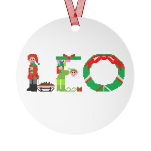 Leo Personalized Metal Ornament