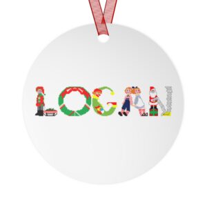 Logan Personalized Metal Ornament
