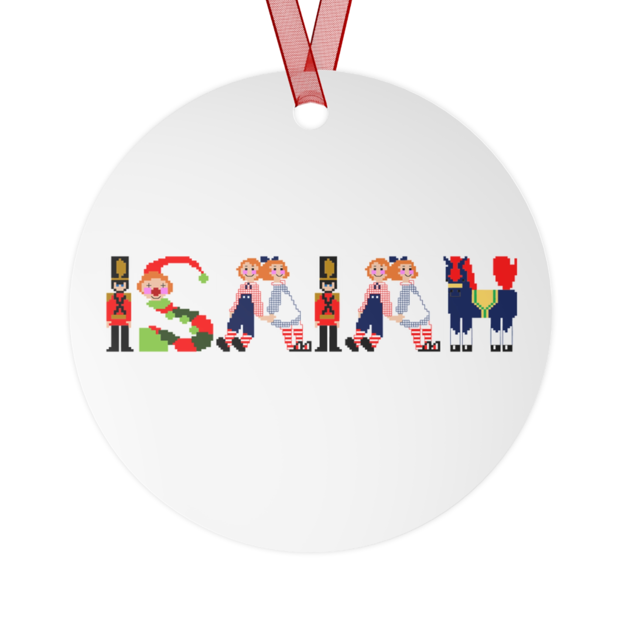 Isaiah Personalized Metal Ornament