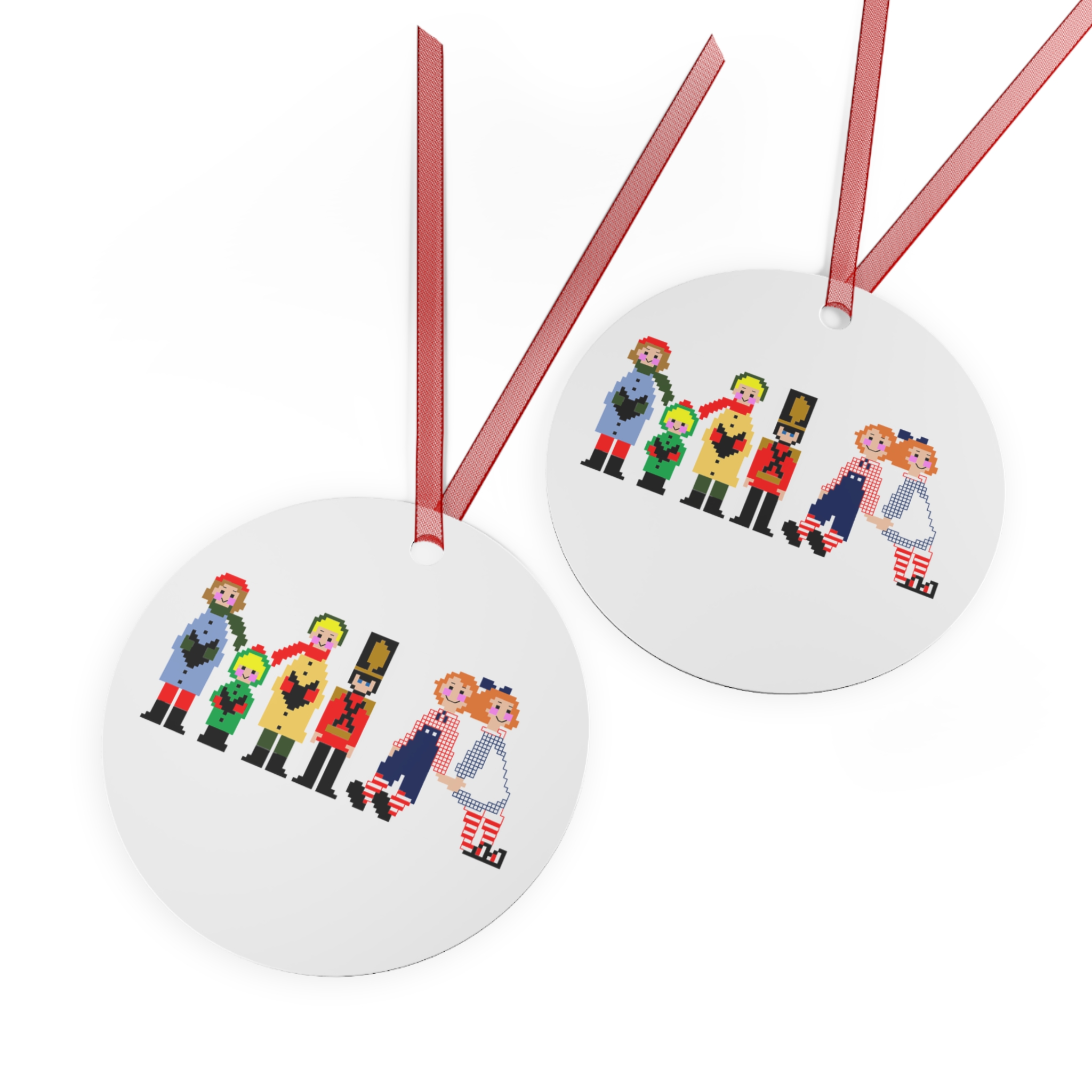 Mia Personalized Metal Ornament - Image 2