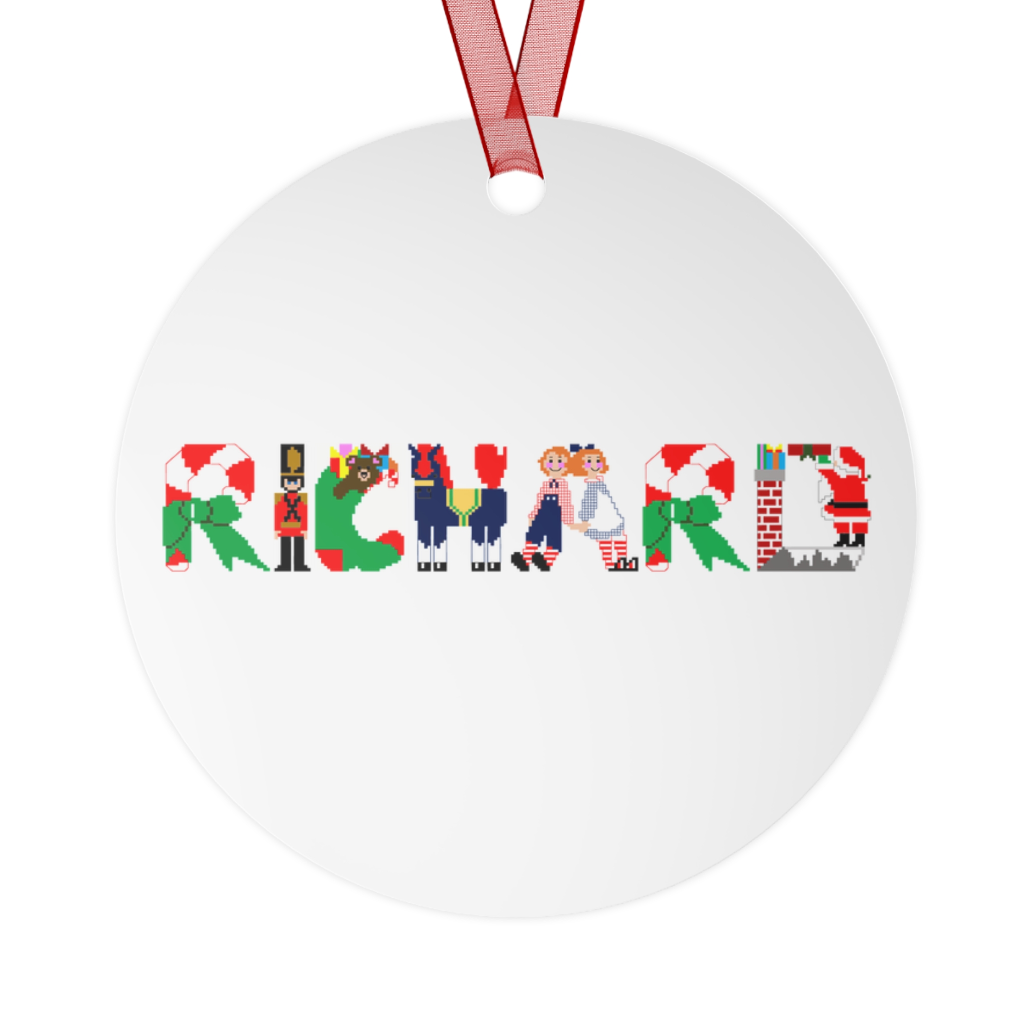 Richard Personalized Metal Ornament